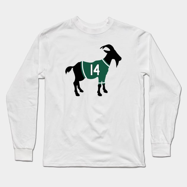 Sam Darnold GOAT Long Sleeve T-Shirt by cwijeta